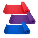 Star Sports Yoga Mat EU830-08 (1750x610x6mm) Non-Slip Embossed PVC Mat for Pilates, Fitness, Aerobics and Camping - Available in Red, Blue, Purple